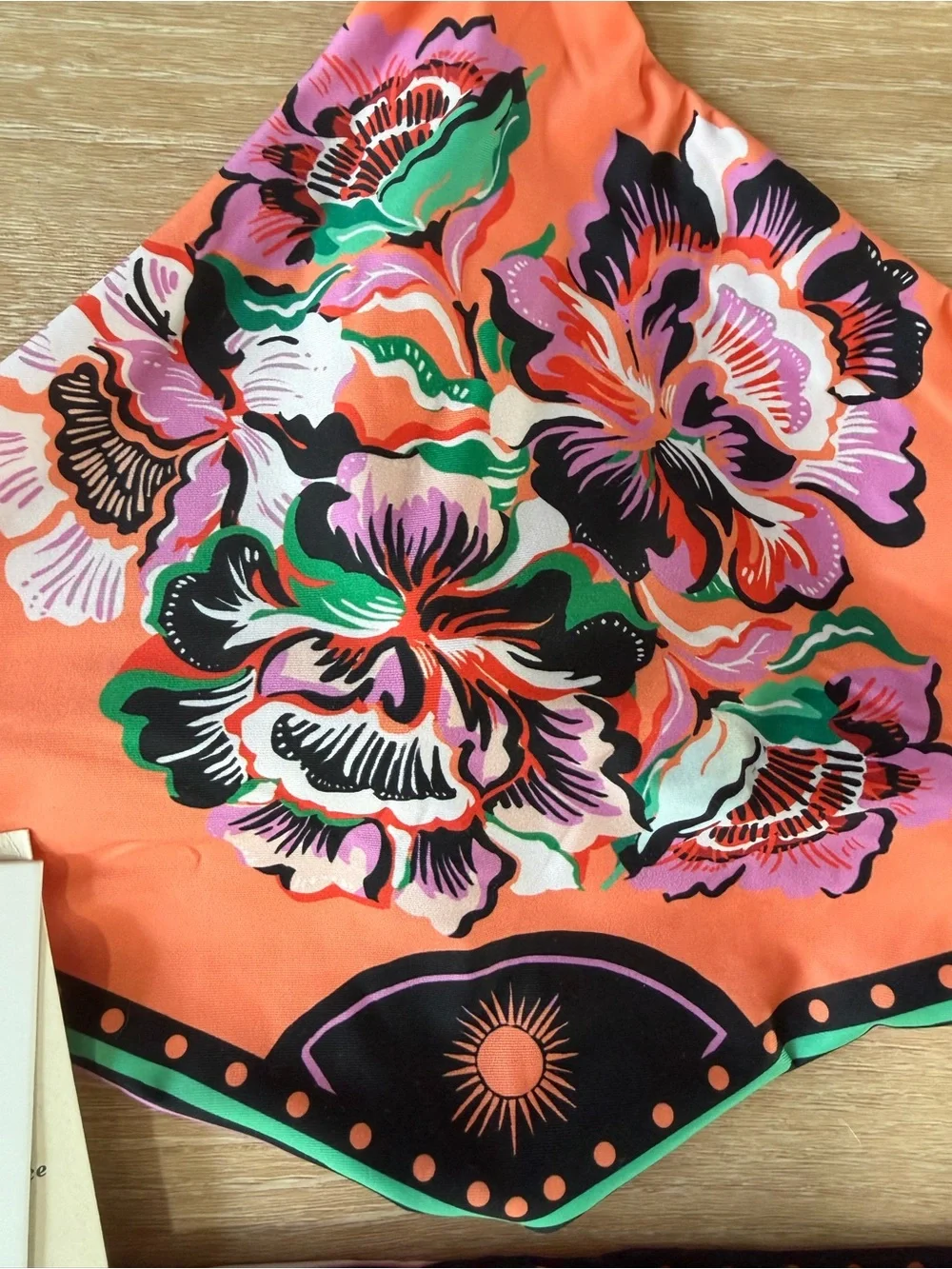 Maaji Rarity Reversible Coral Floral High-Neck Girls' Two-Piece Swim Set